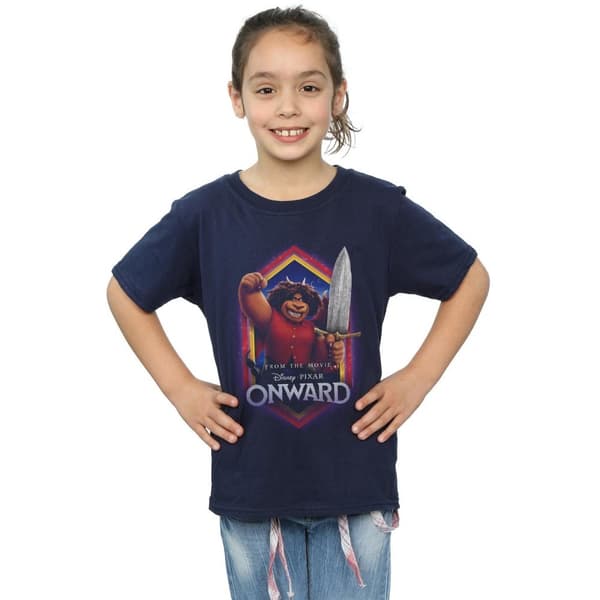 Disney Flickor Onward Corey Manticore Crest T-shirt i bomull