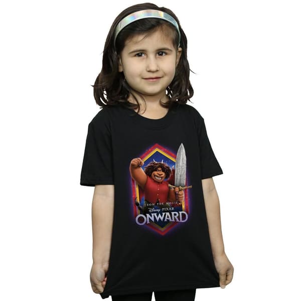 Disney Flickor Onward Corey Manticore Crest T-shirt i bomull