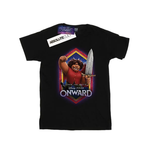 Disney Flickor Onward Corey Manticore Crest T-shirt i bomull Black 7-8 Years