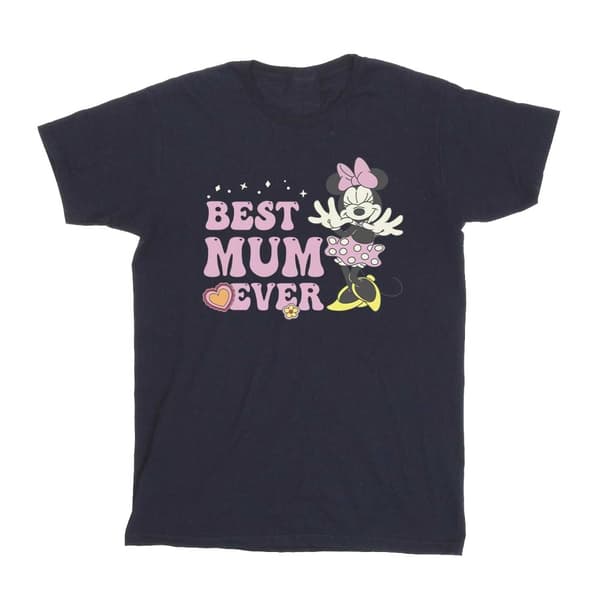 Disney Mens Best Mum Ever T-Shirt Navy Blue S