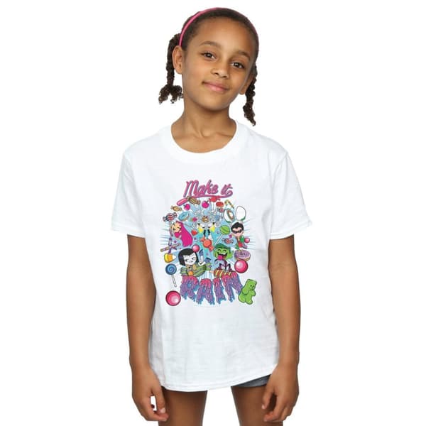 DC Comics Girls Teen Titans Go Make It Rain Cotton T-Shirt