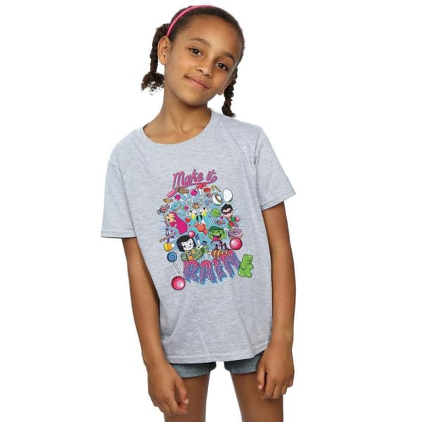 DC Comics Girls Teen Titans Go Make It Rain Cotton T-Shirt