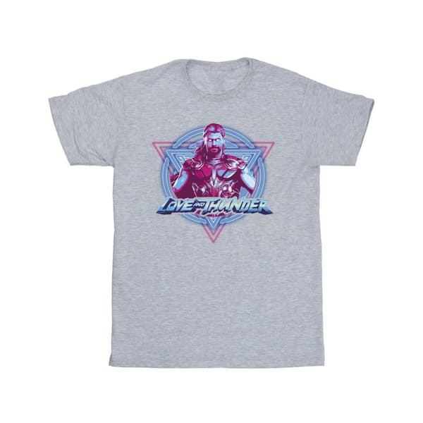 Marvel Thor Love And Thunder - T-shirt med neonmärke för herrar