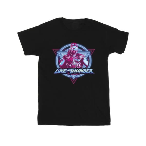 Marvel Thor Love And Thunder - T-shirt med neonmärke för herrar
