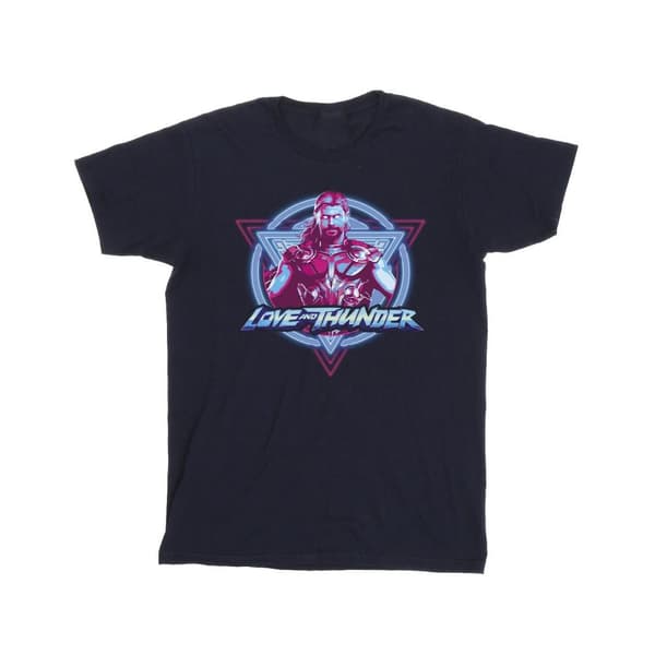 Marvel Thor Love And Thunder - T-shirt med neonmärke för herrar