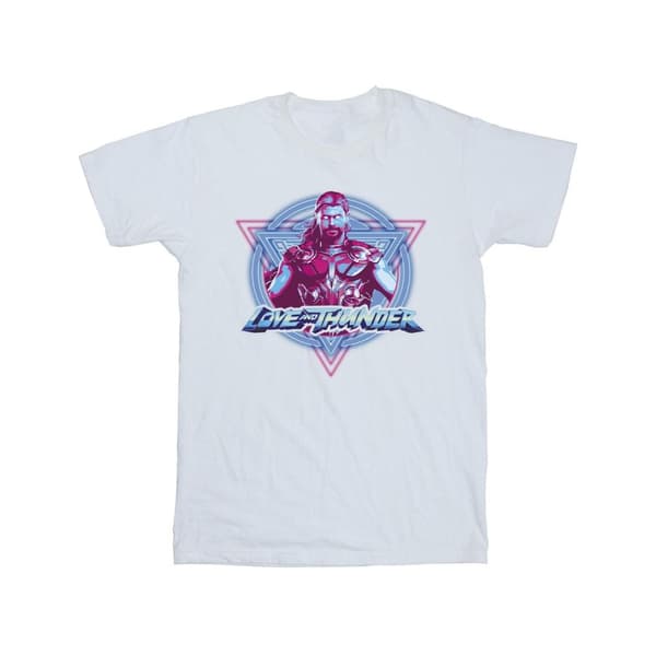 Marvel Thor Love And Thunder - T-shirt med neonmärke för herrar