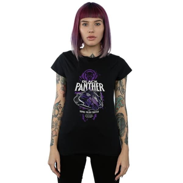 Marvel Black Panther Talon Fighter Badge - bomulls-T-shirt för damer/kvinnor