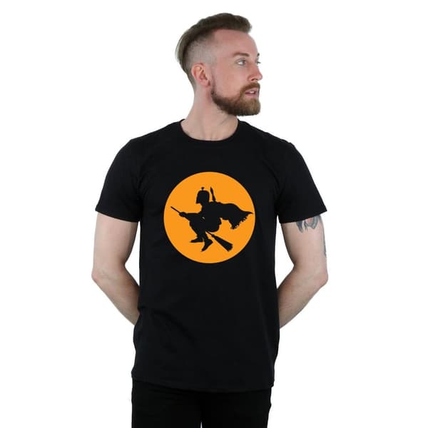 Star Wars Mens Boba Fett Broomstick T-Shirt