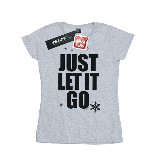Disney Dam/Tjej Wreck It Ralph Elsa´s Skjorta Bomulls-T-shirt