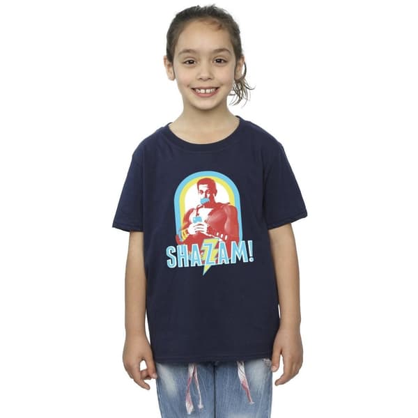 DC Comics Shazam Buble Gum Frame T-shirt i bomull för flickor