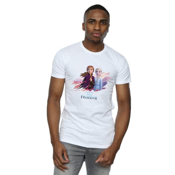 Disney Mens Frozen 2 Elsa And Anna - Naturen är vacker T-shirt