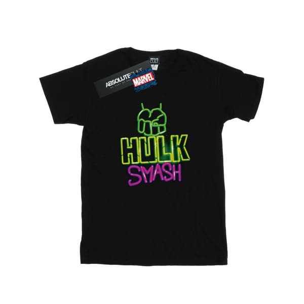 Marvel Womens/Ladies Hulk Smash Cotton Boyfriend T-Shirt