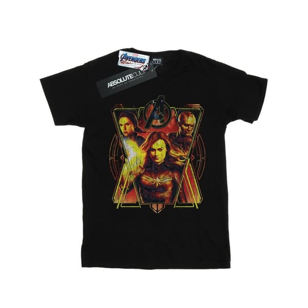 Marvel Mens Avengers Endgame Distressed Sunburst T-Shirt