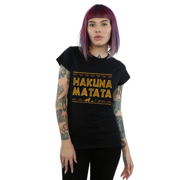 Disney Dam/Tjej Lejonkungen Hakuna Matata T-shirt i bomull