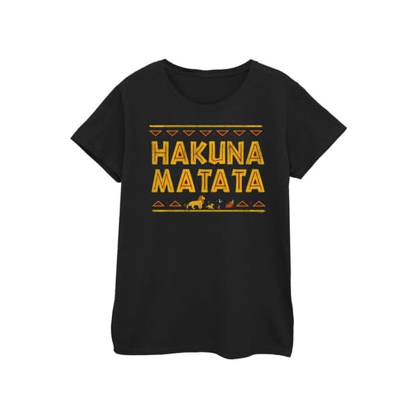 Disney Dam/Tjej Lejonkungen Hakuna Matata T-shirt i bomull