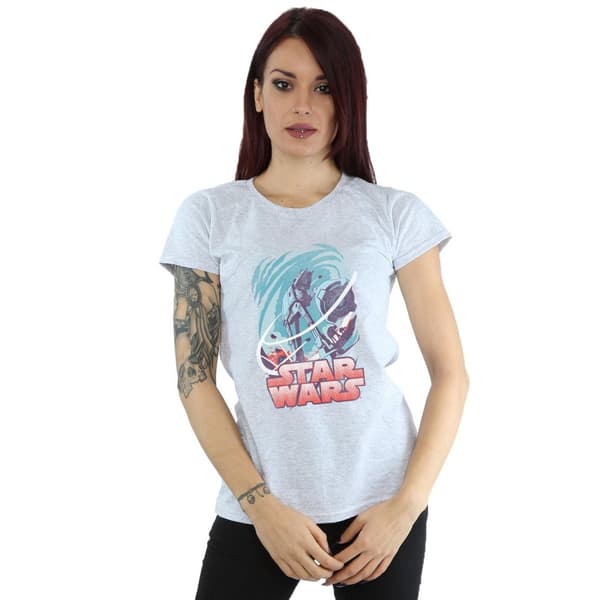 Star Wars Womens/Ladies Hoth Swirl Cotton T-Shirt