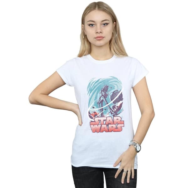 Star Wars Womens/Ladies Hoth Swirl Cotton T-Shirt