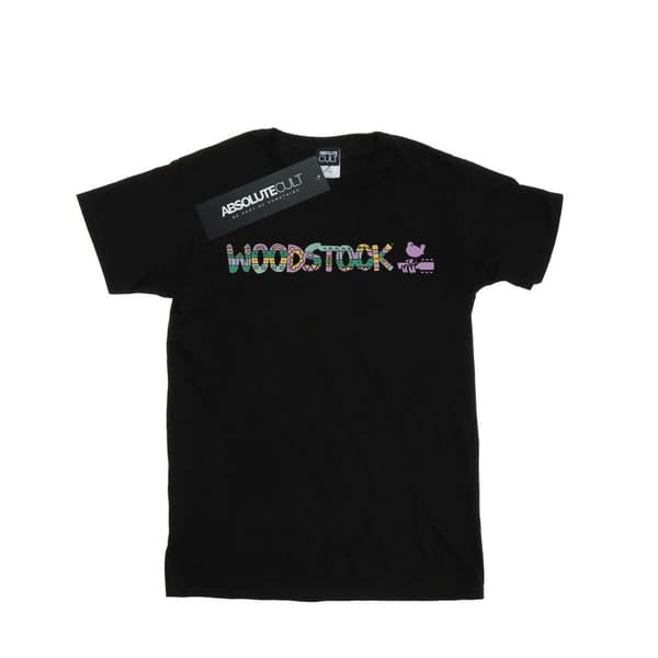 Woodstock Girls Aztec Logo Cotton T-Shirt