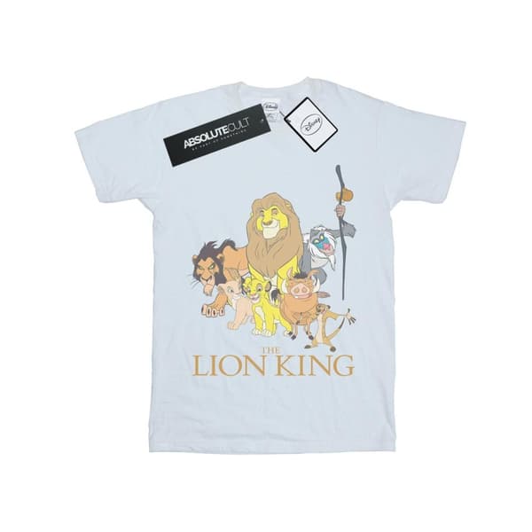Disney Womens/Ladies The Lion King Group Cotton Boyfriend T-Shirt
