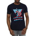 Miniatyrbild 3 av 5: Marvel Captain America triangel t-shirt för herrar