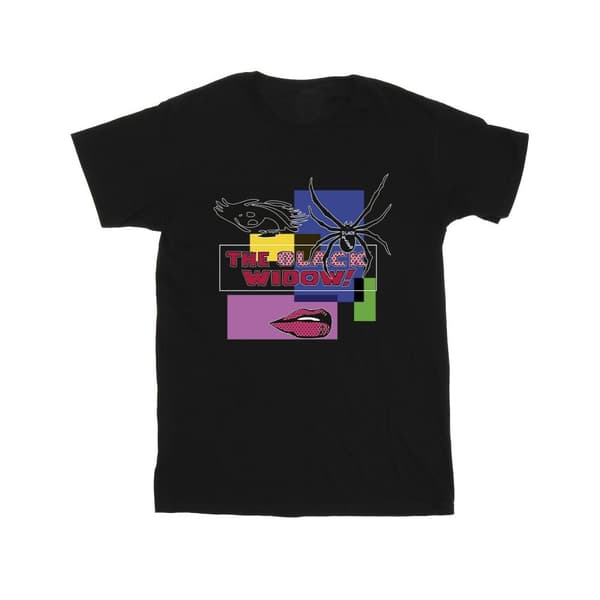 Marvel Boys Black Widow Pop Art T-Shirt