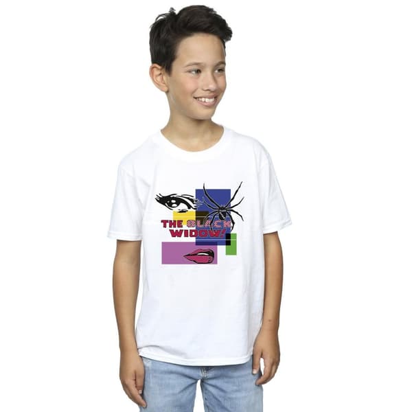 Marvel Boys Black Widow Pop Art T-Shirt