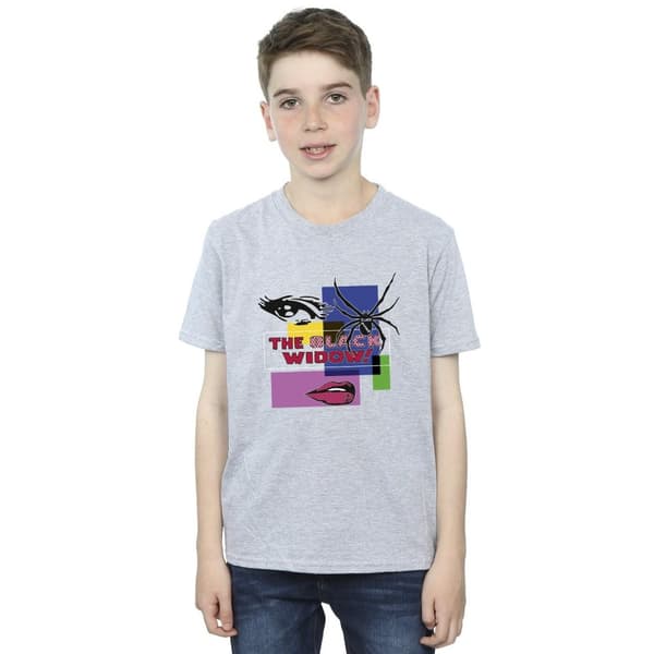 Marvel Boys Black Widow Pop Art T-Shirt