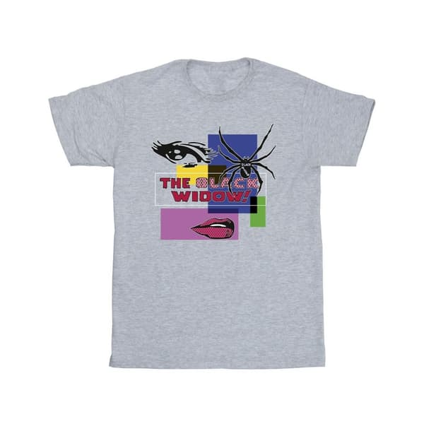 Marvel Boys Black Widow Pop Art T-Shirt