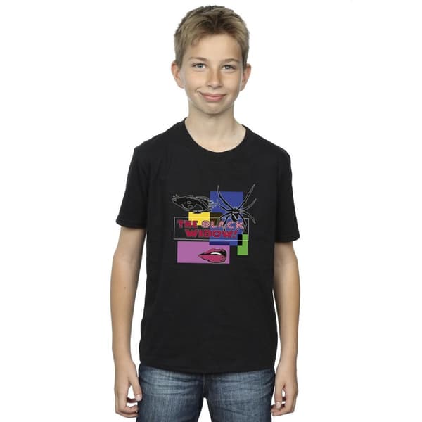 Marvel Boys Black Widow Pop Art T-Shirt
