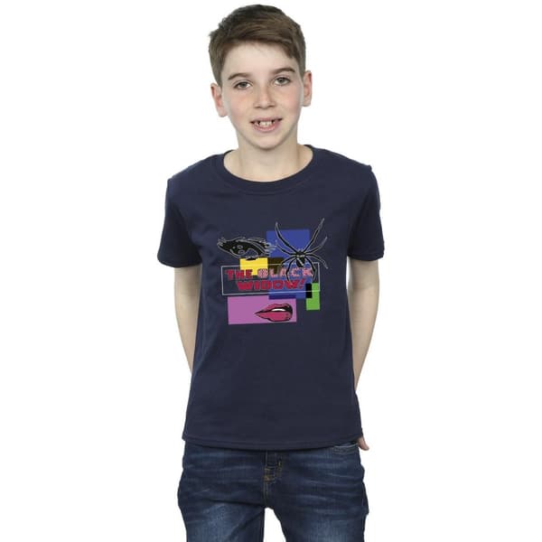 Marvel Boys Black Widow Pop Art T-Shirt