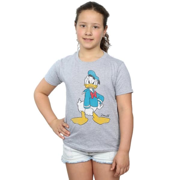 Disney Girls Donald Duck Angry Cotton T-Shirt