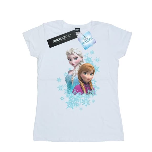 Disney Dam/Tjej Frozen Elsa And Anna Sisters T-shirt i bomull