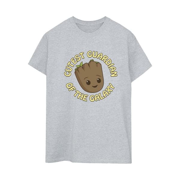 Marvel Dam/kvinnor - I Am Groot Cutest Guardian - Boyfriend-t-shirt i bomull