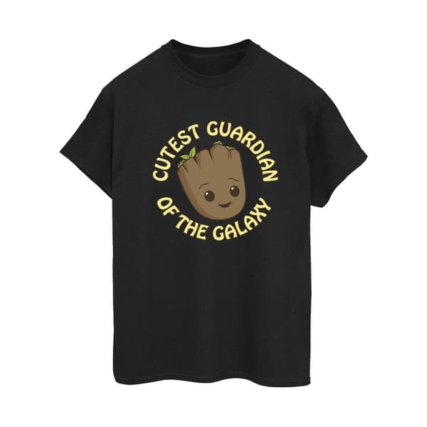 Marvel Womens/Ladies I Am Groot Cutest Guardian Cotton Boyfriend T-Shirt