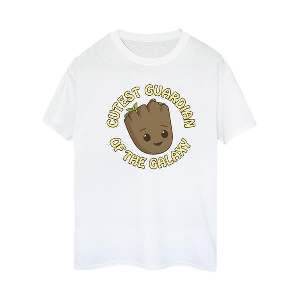 Marvel Womens/Ladies I Am Groot Cutest Guardian Cotton Boyfriend T-Shirt