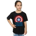 Miniatyrbillede 2 af 3: Marvel Girls Captain America Living Legend Cotton T-Shirt