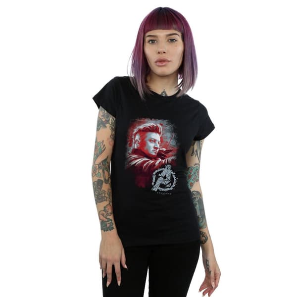Marvel Womens/Ladies Avengers Endgame Hawkeye Brushed Cotton T-Shirt
