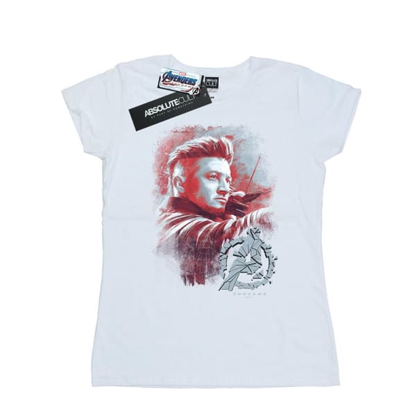 Marvel Womens/Ladies Avengers Endgame Hawkeye Brushed Cotton T-Shirt