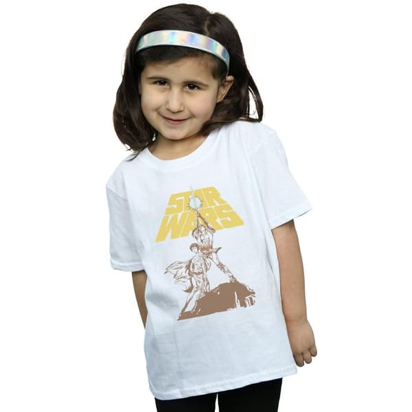 Star Wars Girls Vintage Rebels Cotton T-Shirt