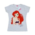Miniatyrbillede 1 af 5: Disney Princess Womens/Ladies The Little Mermaid Ariel Silhouette Cotton T-Shirt