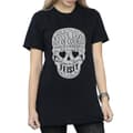 Miniatyrbild 3 av 5: Disney Dam/Tjej Tinker Bell Skull Boyfriend T-shirt i bomull