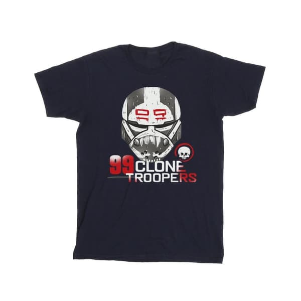 Star Wars The Bad Batch 99 Clone Troopers T-shirt för herrar Navy Blue XXL