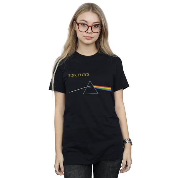 Pink Floyd Womens/Ladies Chest Prism Cotton Boyfriend T-Shirt