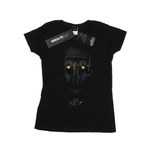 The Nun Womens/Ladies Kneeling Prayer Cotton T-Shirt