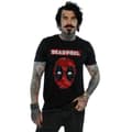 Miniatyrbild 2 av 3: Marvel T-shirt med kamouflagemönster och huvud för herrar Deadpool