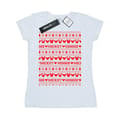 Miniatyrbild 1 av 5: Disney Dam/Tjej Mickey And Minnie Christmas Fair Isle T-shirt i bomull