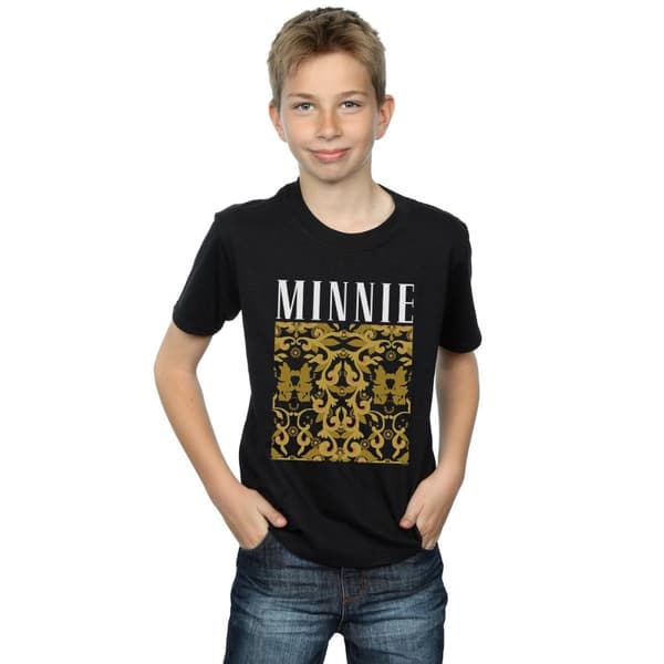 Disney Minnie Mouse - T-shirt med barockmönster för pojkar