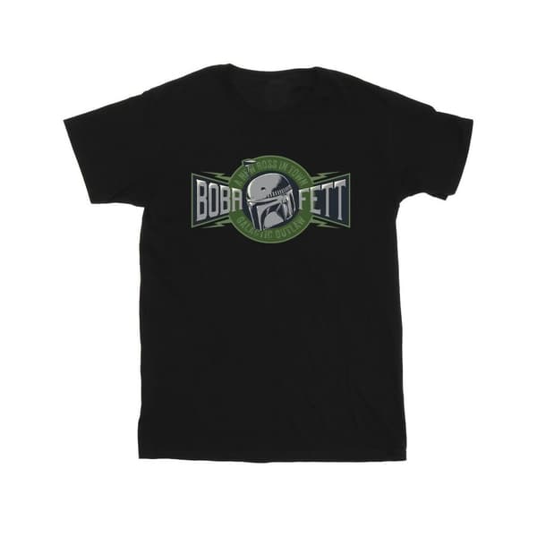 Star Wars: The Book Of Boba Fett Ny Outlaw Boss T-shirt i bomull för flickor