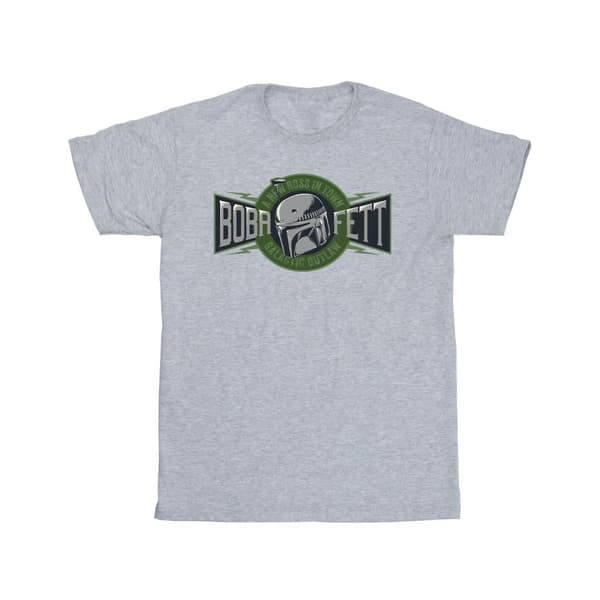 Star Wars: The Book Of Boba Fett Ny Outlaw Boss T-shirt i bomull för flickor