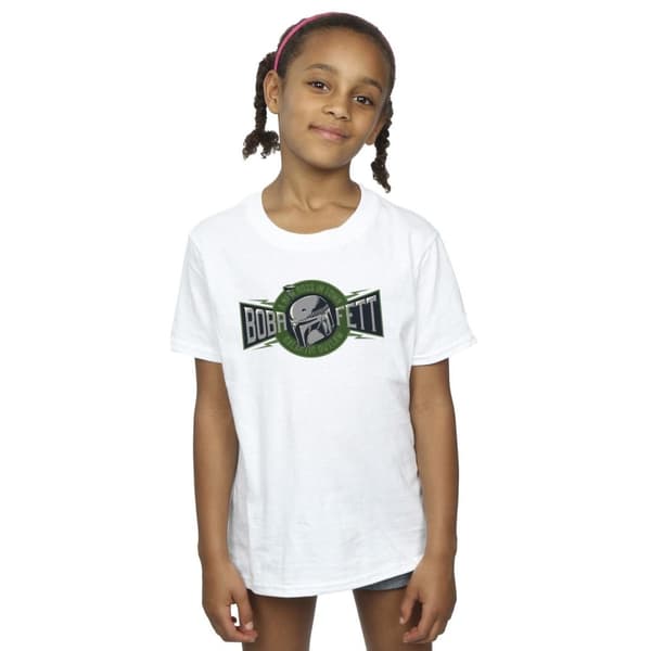 Star Wars: The Book Of Boba Fett Ny Outlaw Boss T-shirt i bomull för flickor